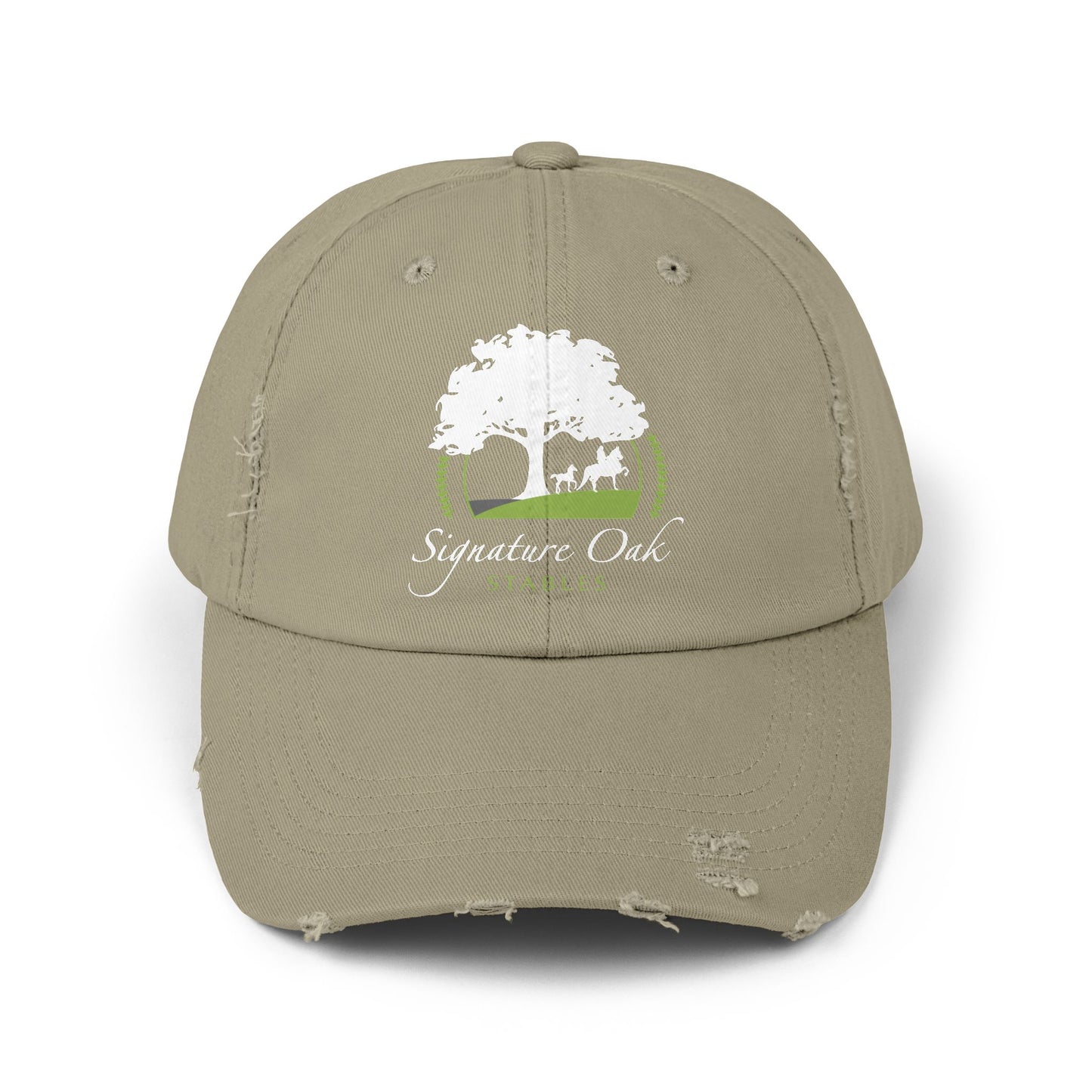 Distressed Cotton Cap