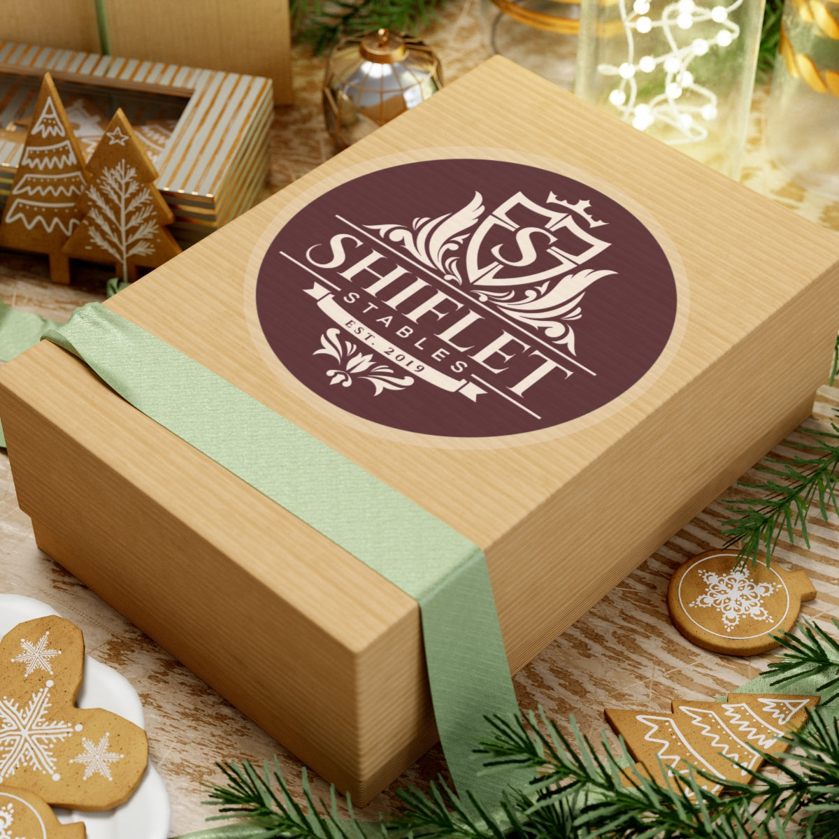 Stickers - 2 sizes, clear or white trim