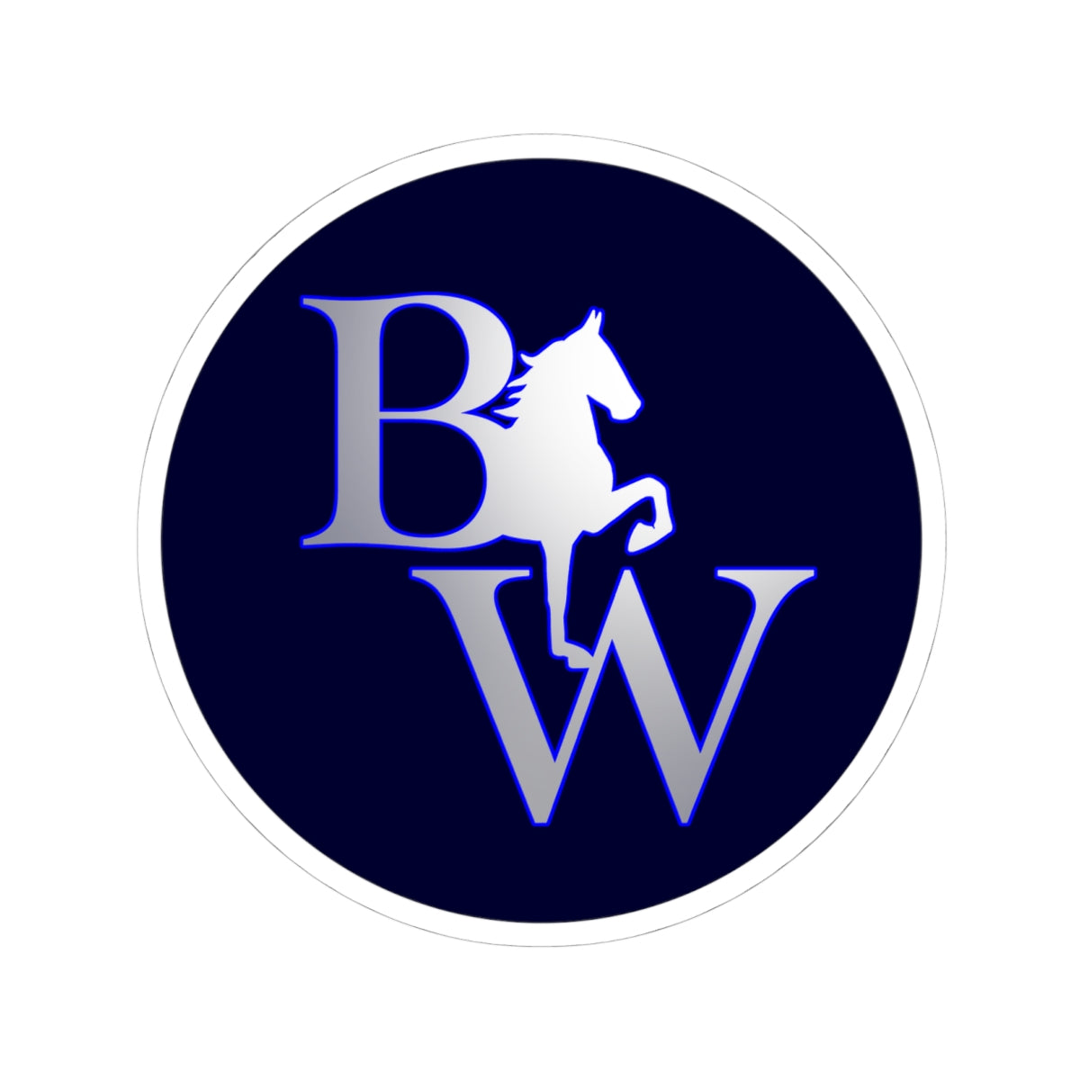 Stickers - 2 sizes, clear or white trim