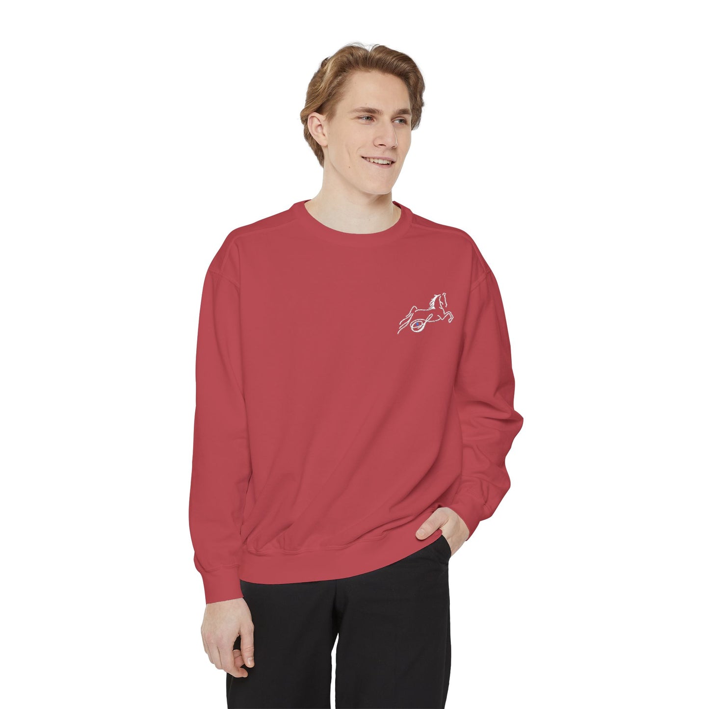 Comfort Colors Embroidered Sweatshirt