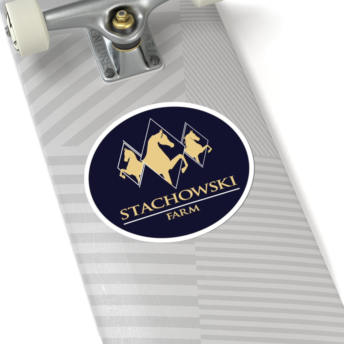 Stickers - 2 sizes, clear or white trim