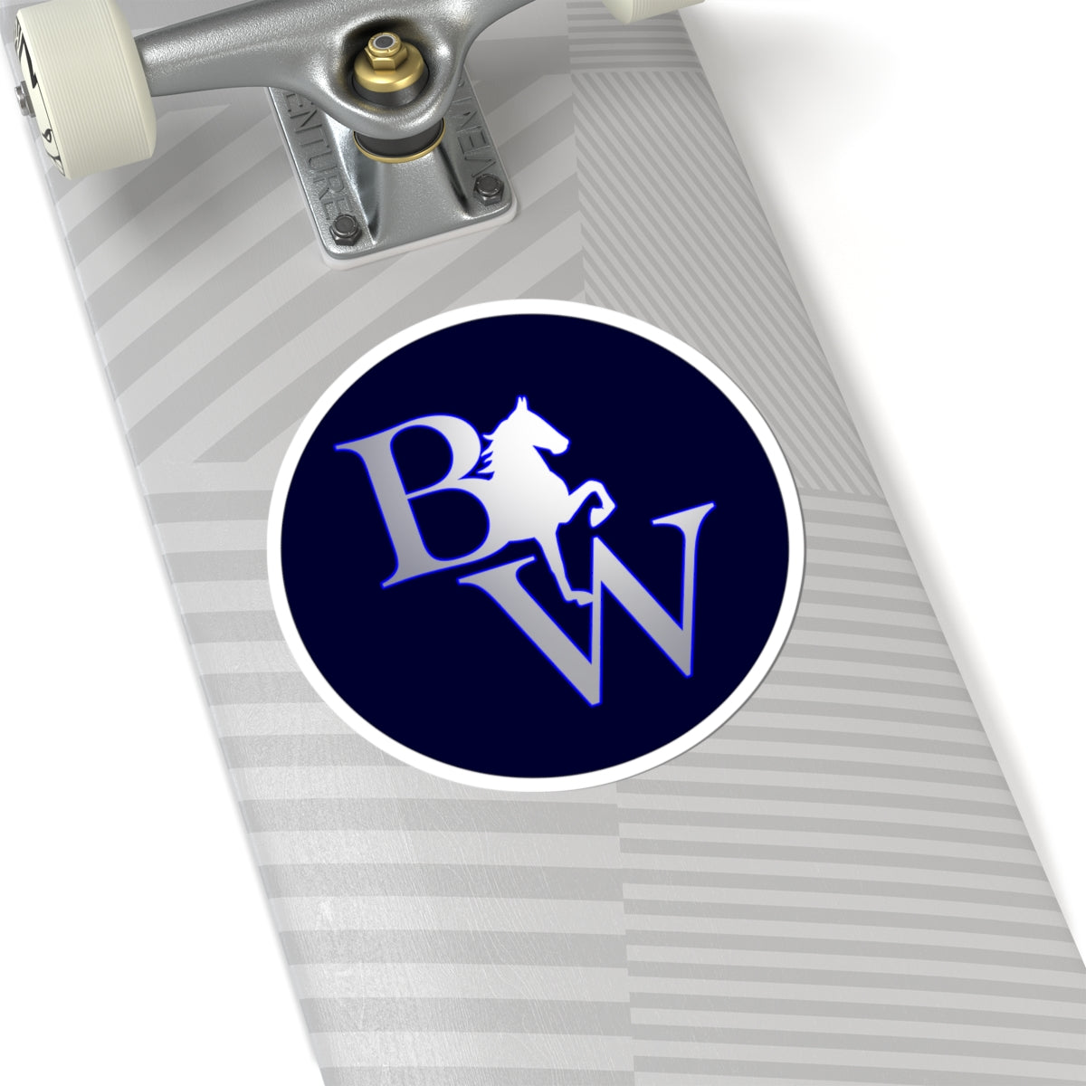 Stickers - 2 sizes, clear or white trim