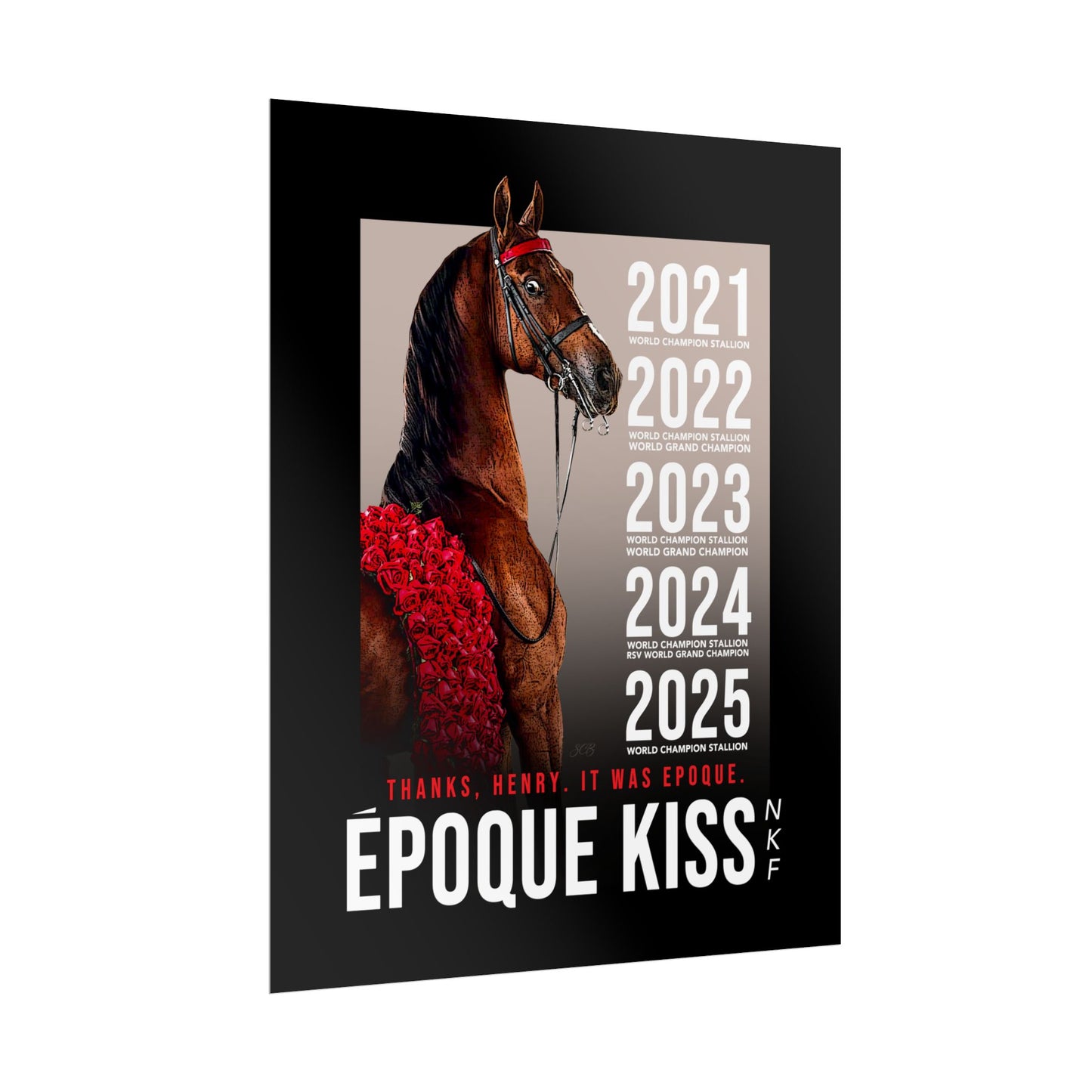 Époque Kiss NKF - Rolled Poster - 2 Sizes