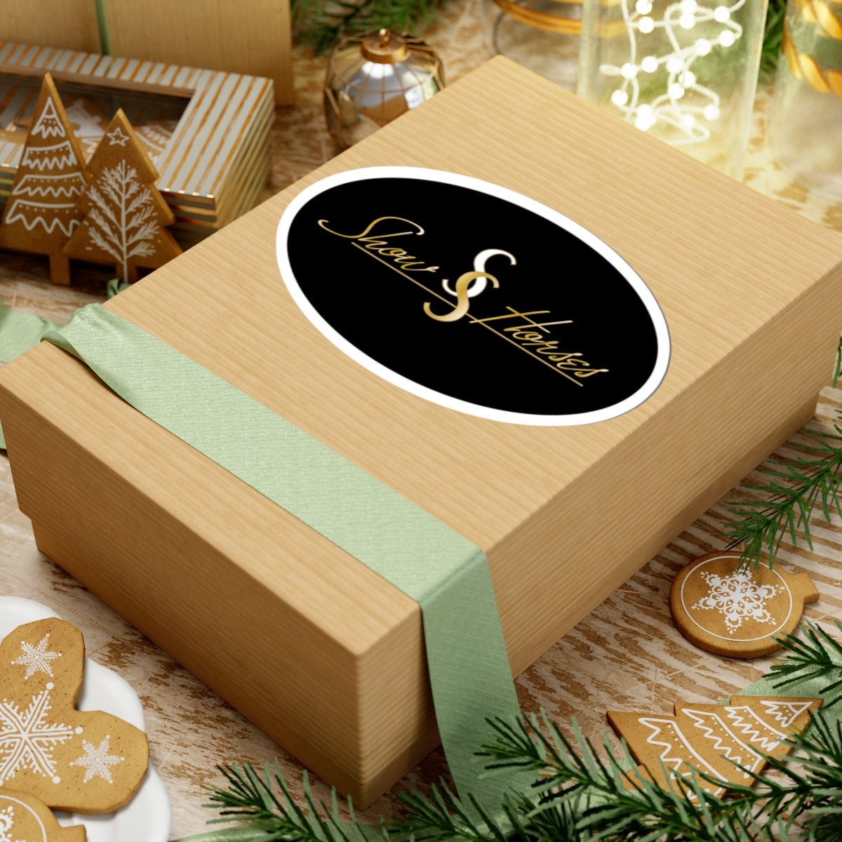 Stickers - 2 sizes, clear or white trim