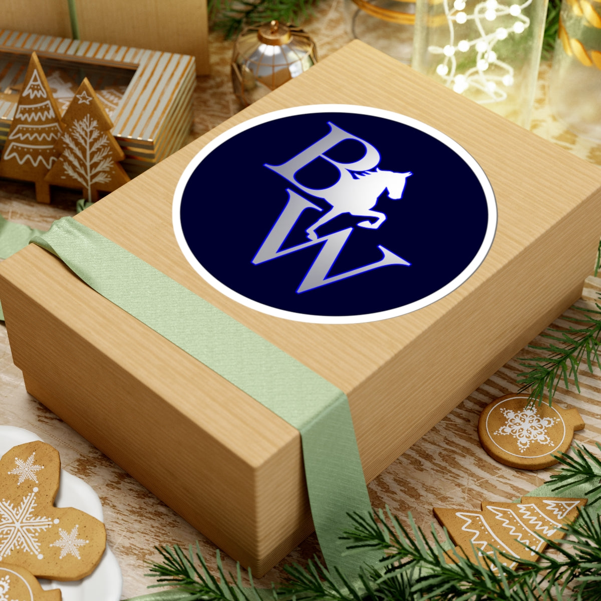 Stickers - 2 sizes, clear or white trim