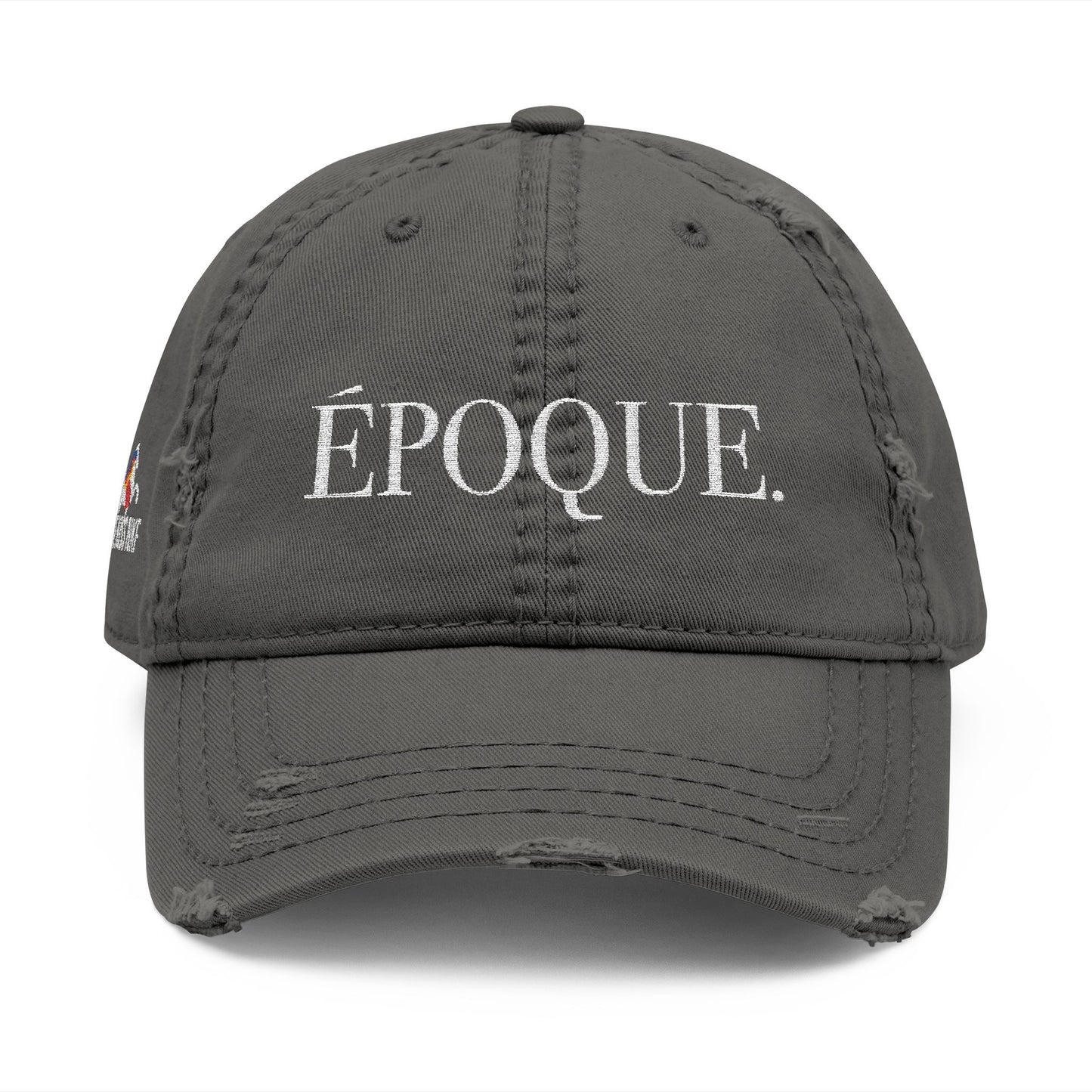 Époque. - Embroidered Distressed Hat