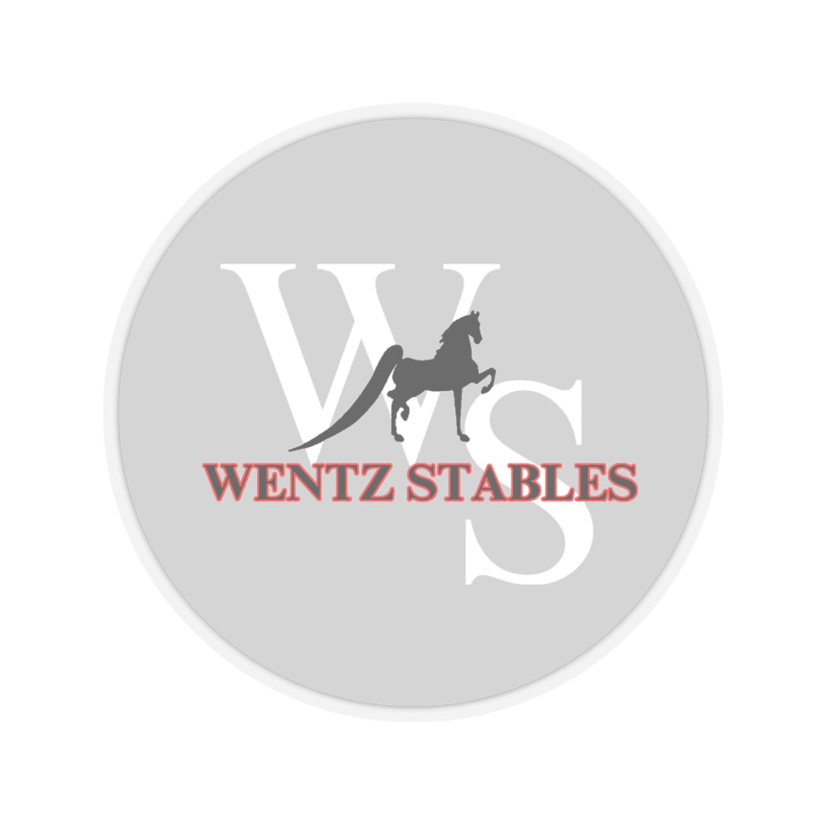 Stickers - 2 sizes, clear or white trim