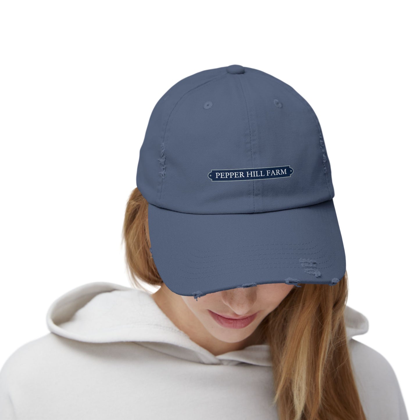 Distressed Cotton Cap