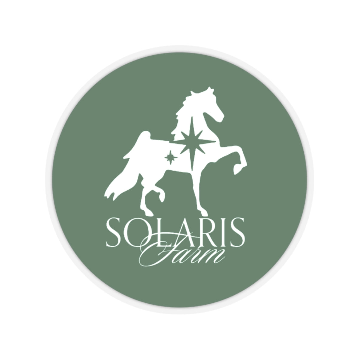 Stickers - 2 sizes, clear or white trim