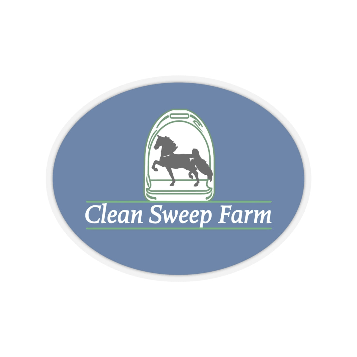 Stickers - 2 sizes, clear or white trim