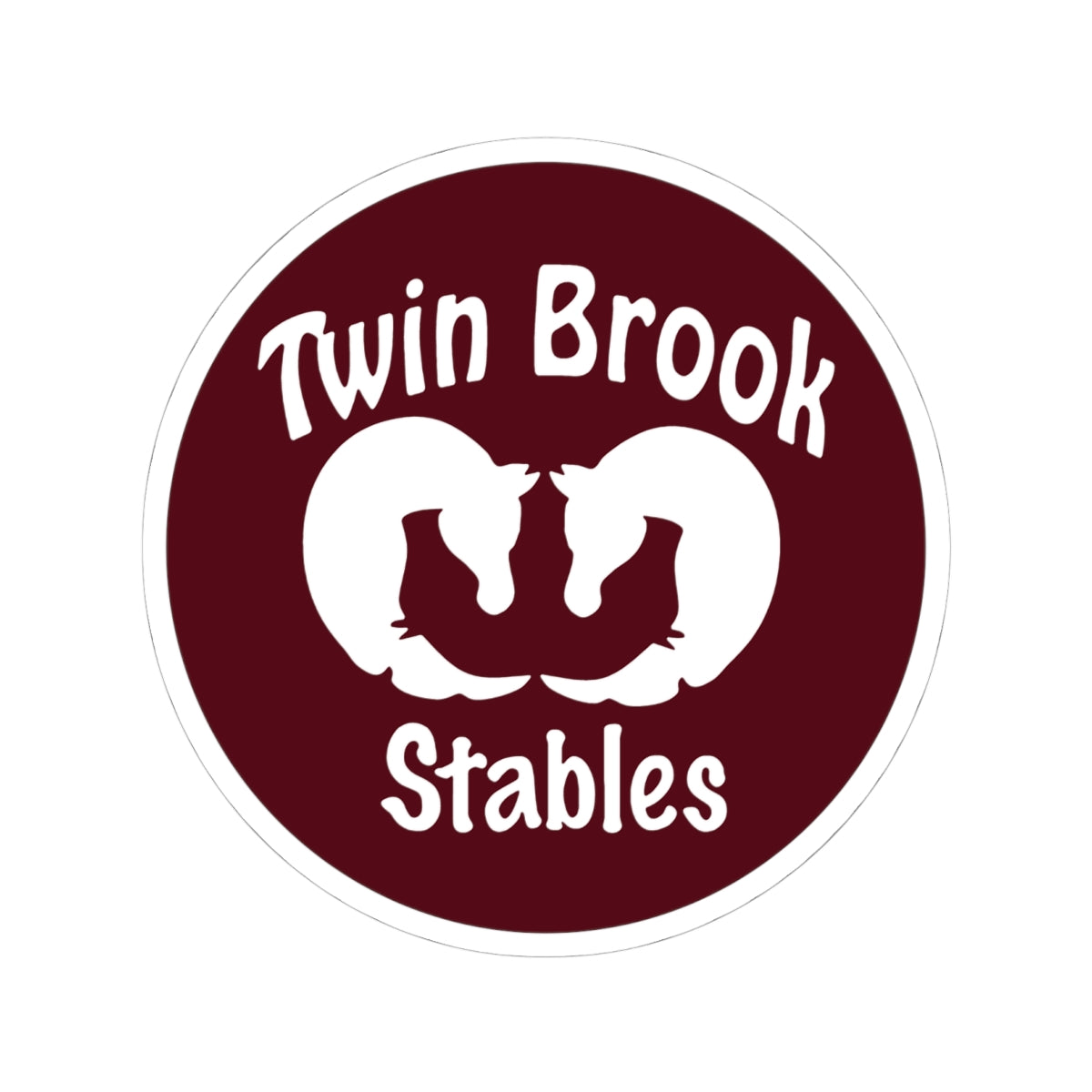 Stickers - 2 sizes, clear or white trim