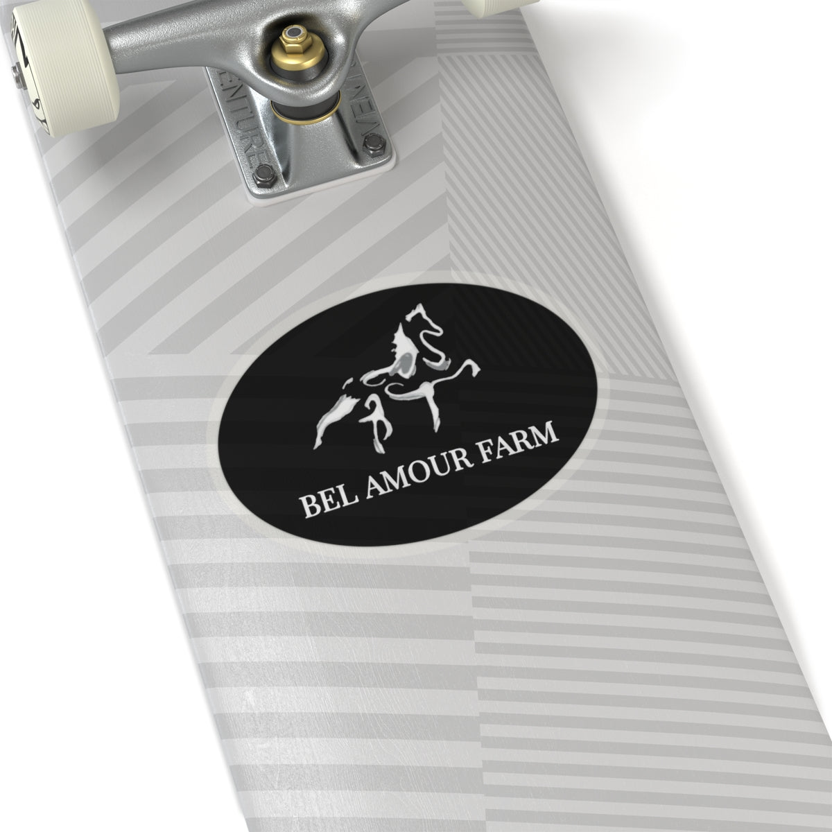 Stickers - 2 sizes, clear or white trim