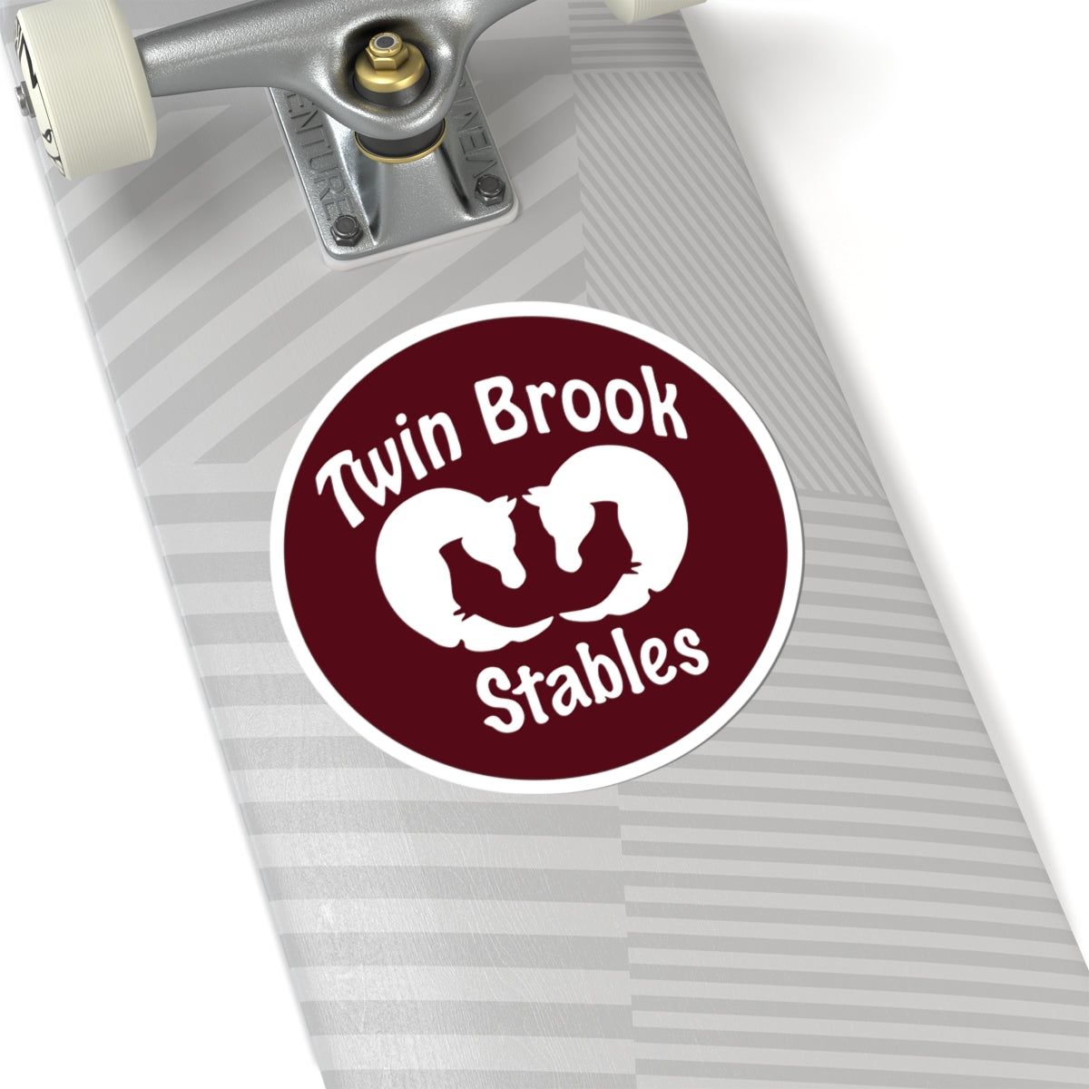 Stickers - 2 sizes, clear or white trim