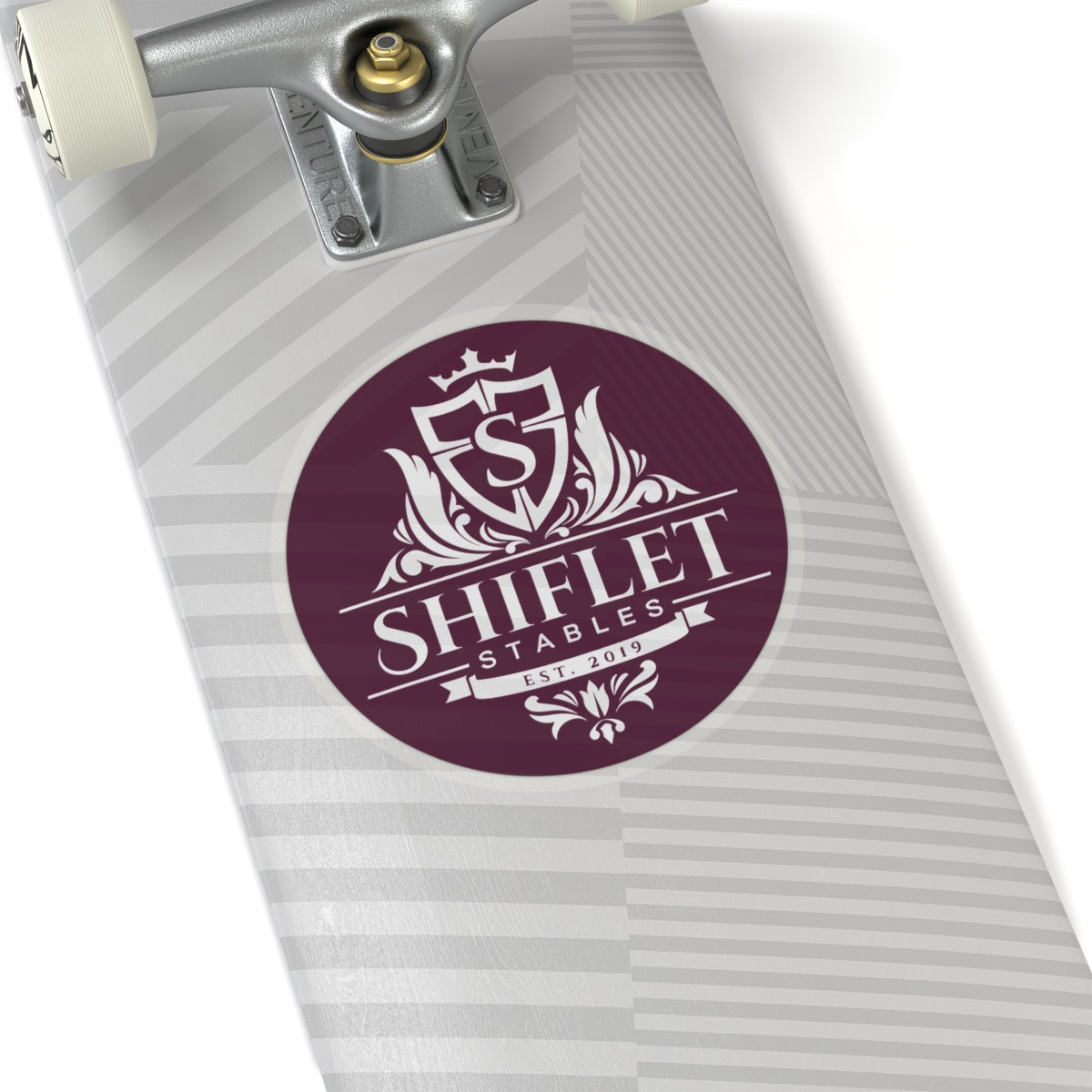 Stickers - 2 sizes, clear or white trim