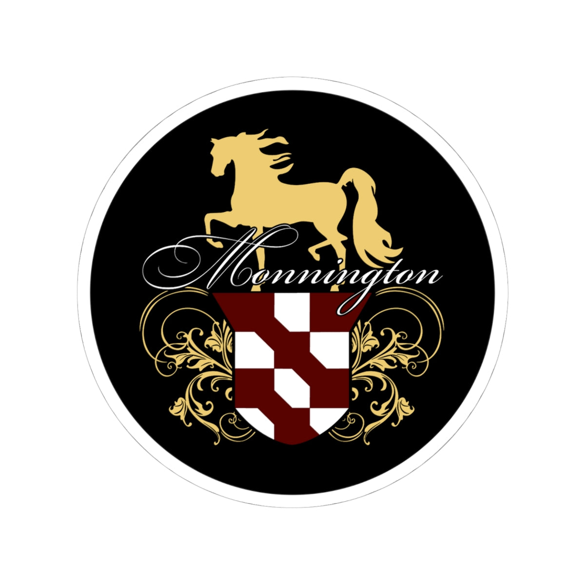 Stickers - 2 sizes, clear or white trim