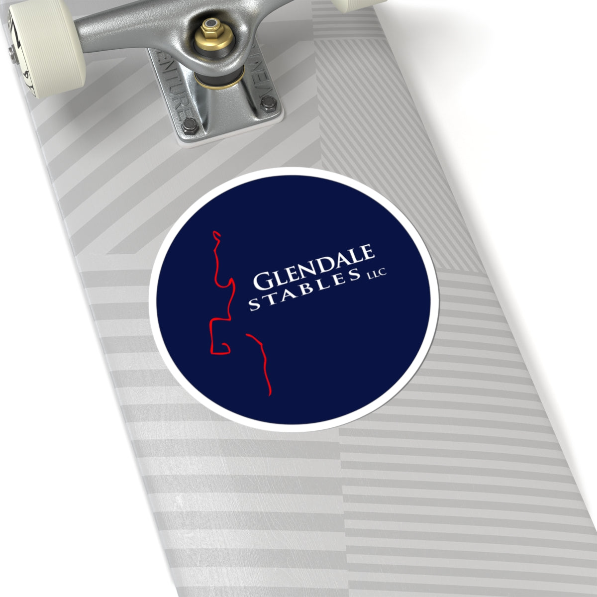 Stickers - 2 sizes, clear or white trim