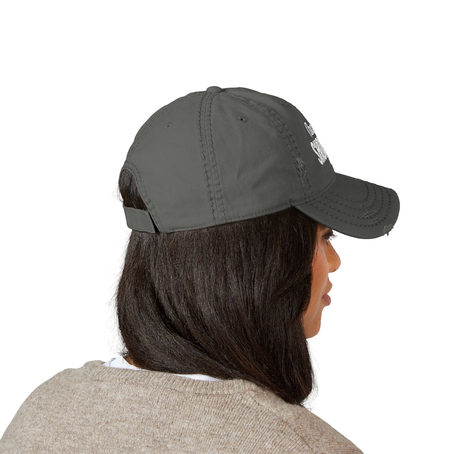 Embroidered Distressed Hat - (horse) SHOWGIRL