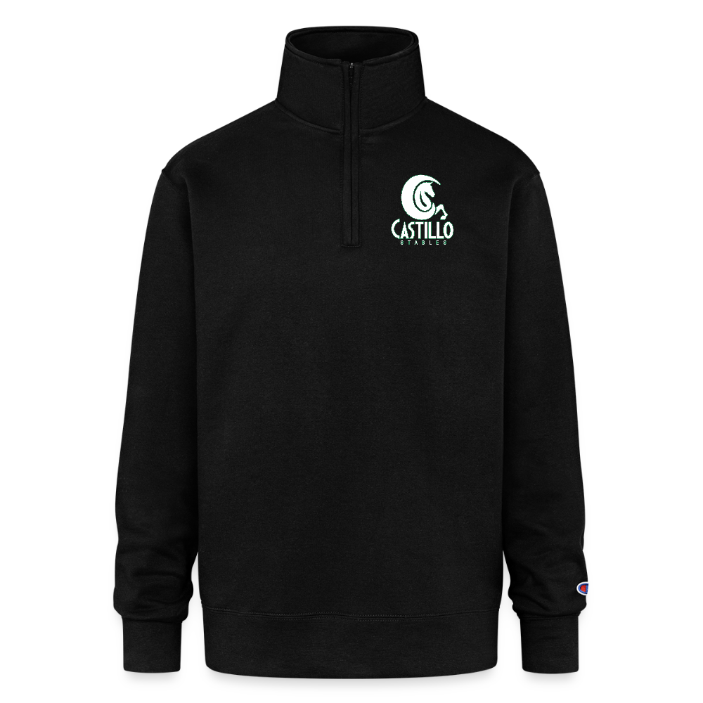 Champion Unisex Quarter Zip Sweatshirt - black