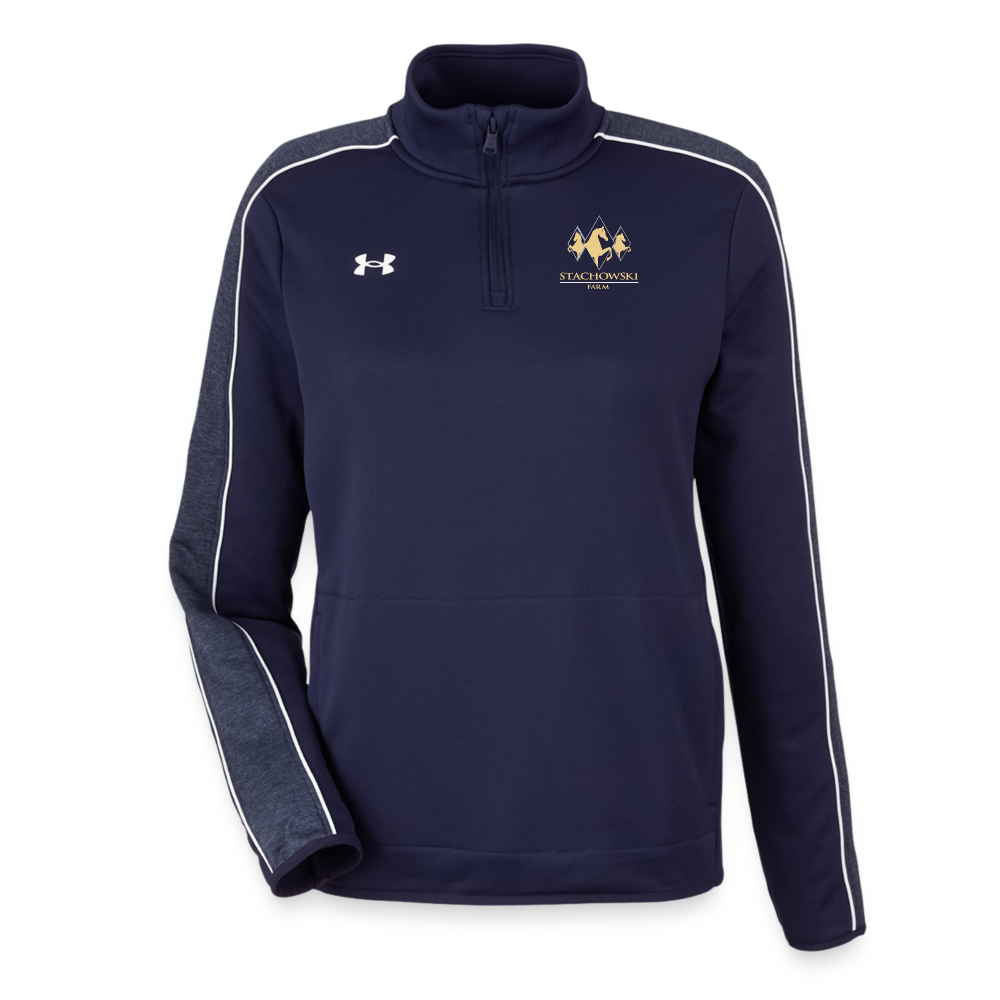 Under Armour Women's Command Quarter Zip 2.0 - navy/white