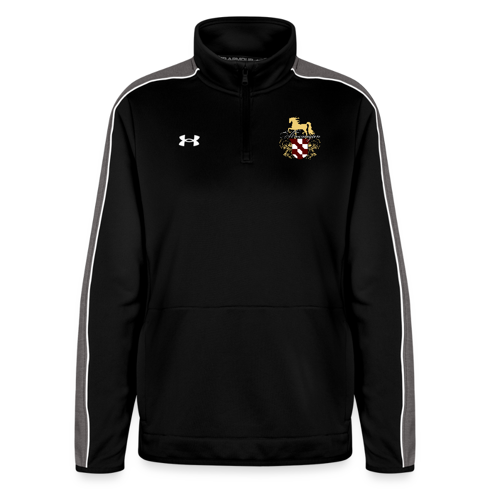 Under Armour Women's Command Quarter Zip 2.0 - black/white