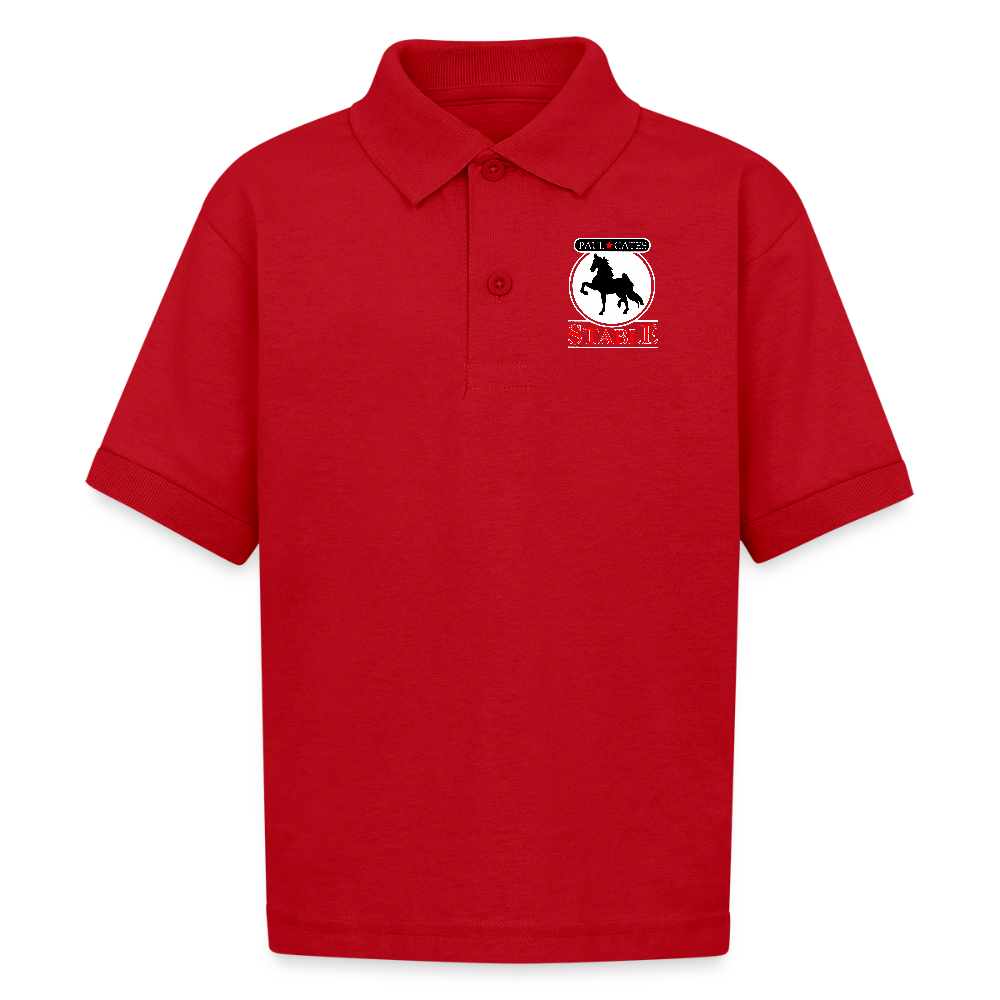 Kids Polo - red
