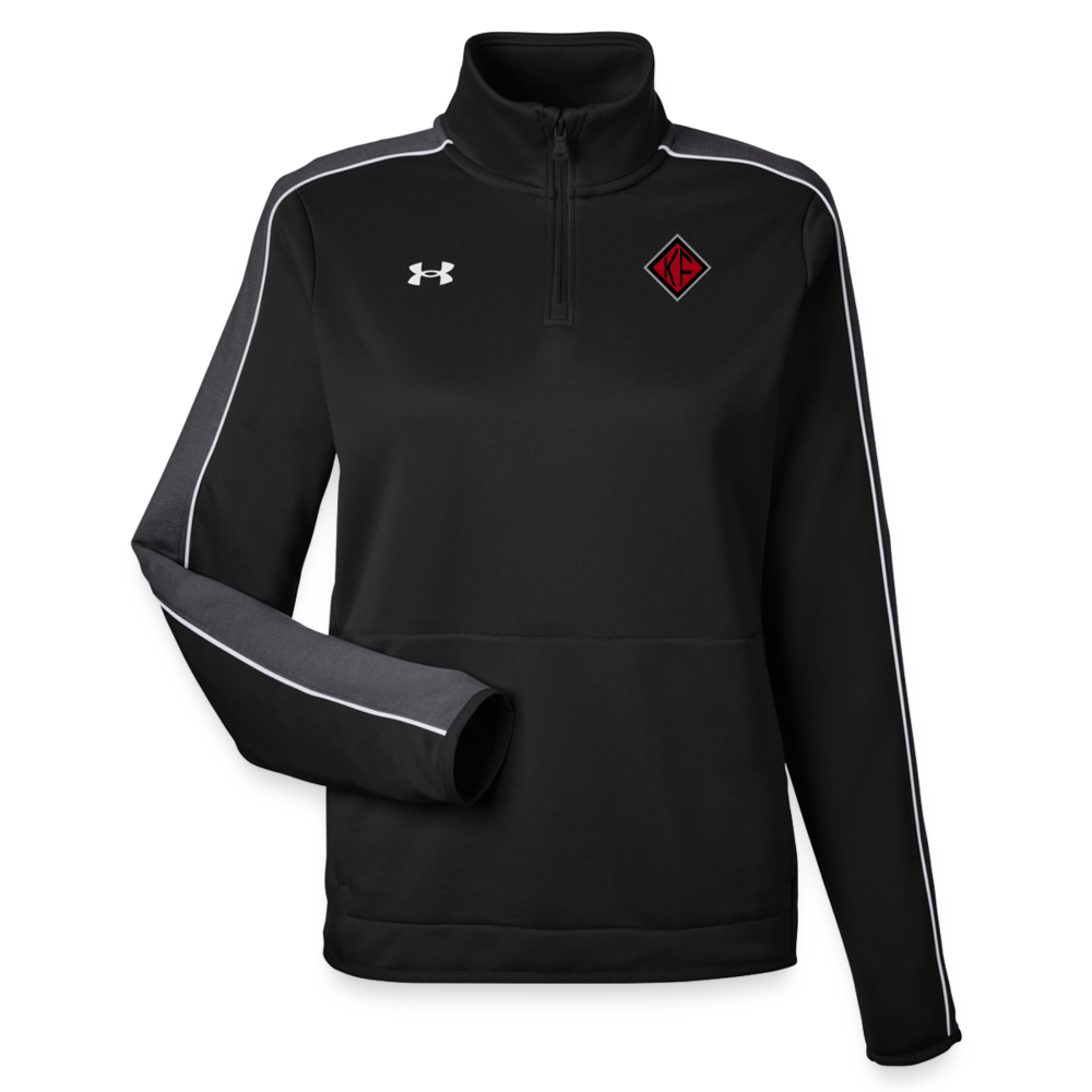 Under Armour Women's Command Quarter Zip 2.0 - black/white
