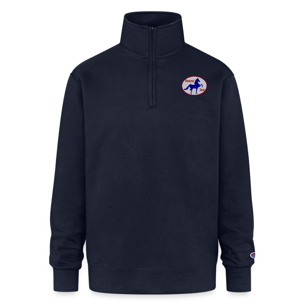 Champion Unisex Quarter Zip Sweatshirt - navy