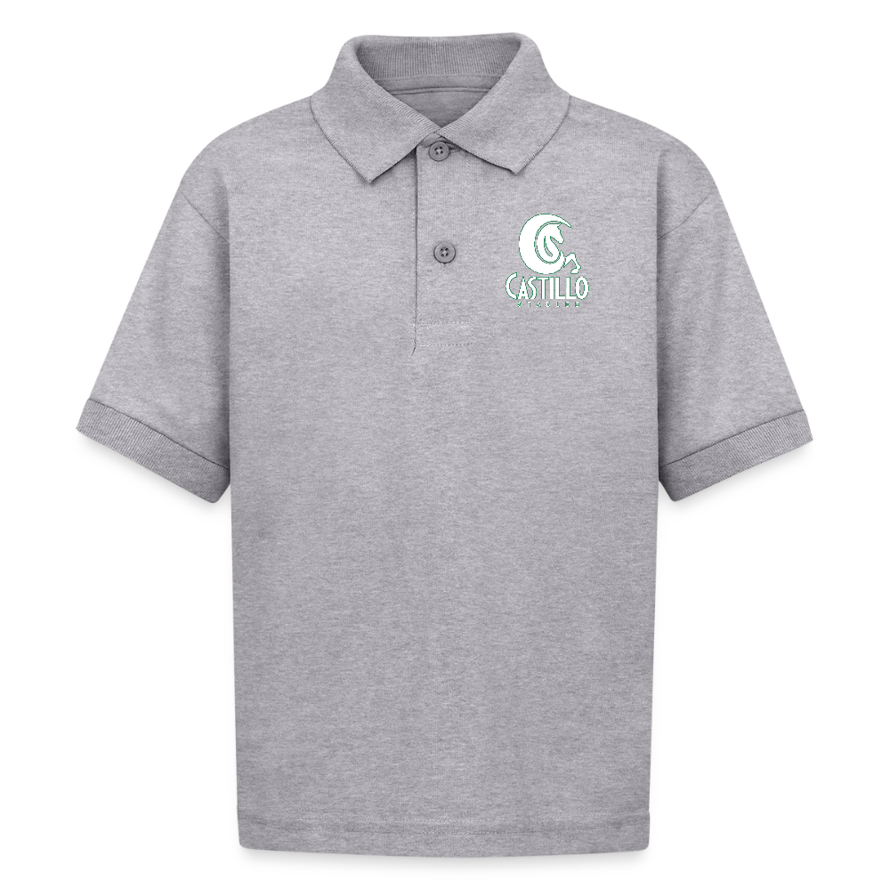 Kids Polo - heather gray