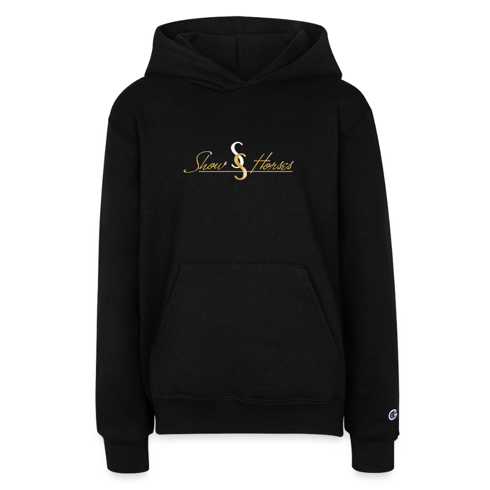 Champion Youth Hoodie - black