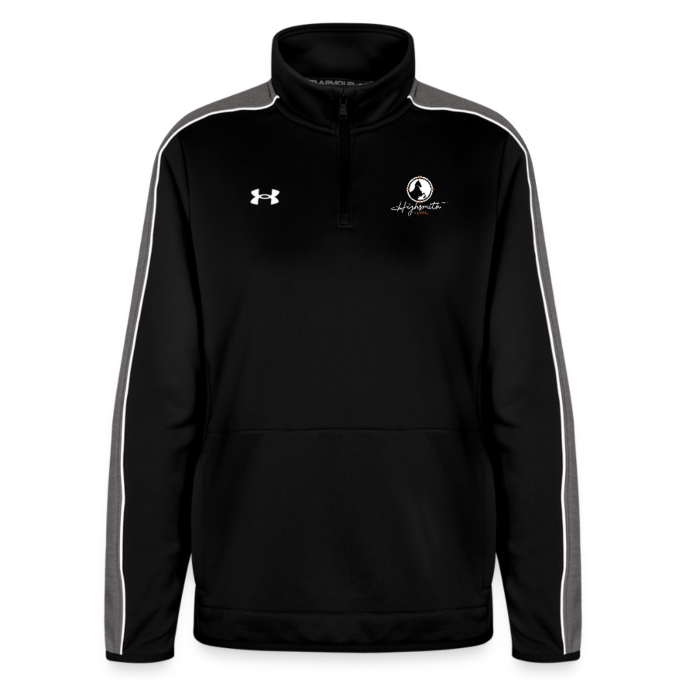 Under Armour Women's Command Quarter Zip 2.0 - black/white
