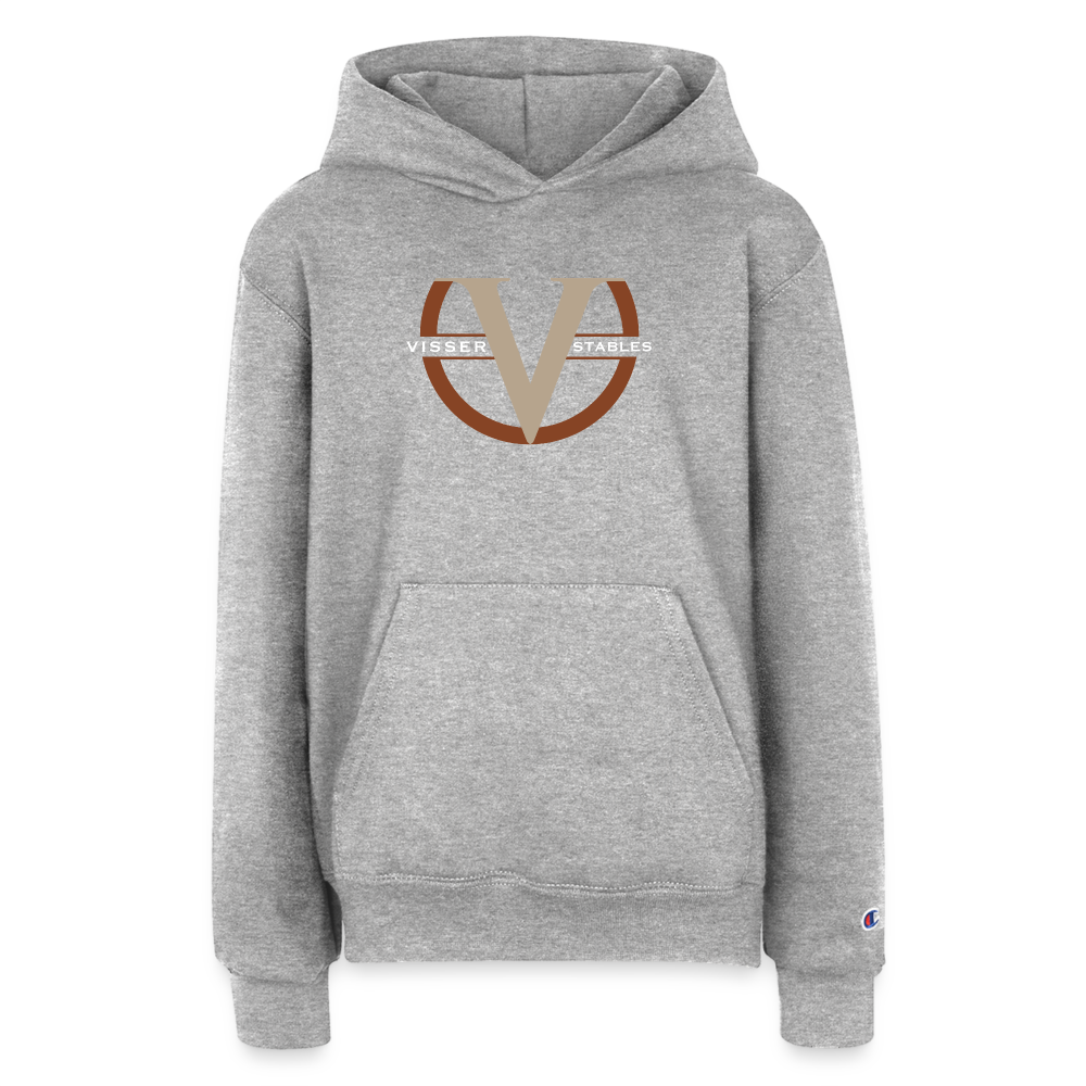 Champion Youth Hoodie - heather grey