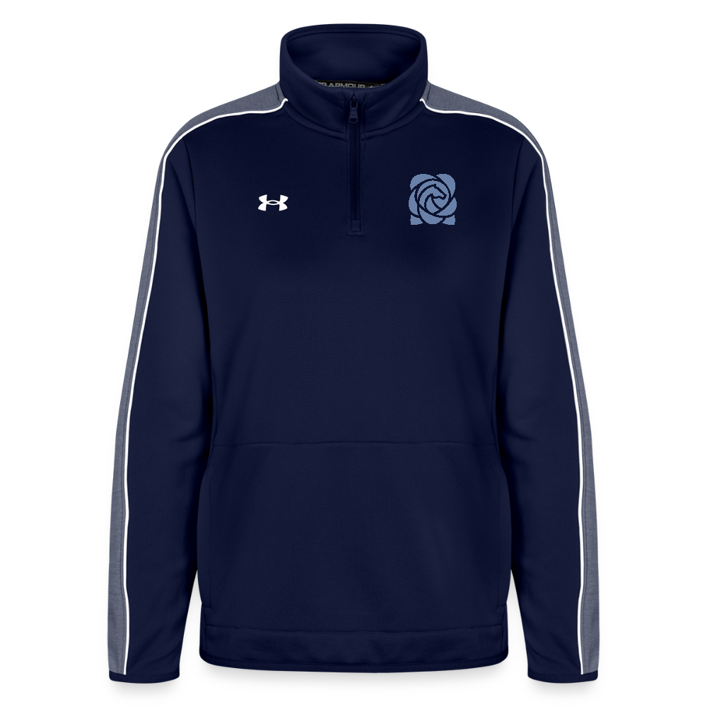 Under Armour Women's Command Quarter Zip 2.0 - navy/white