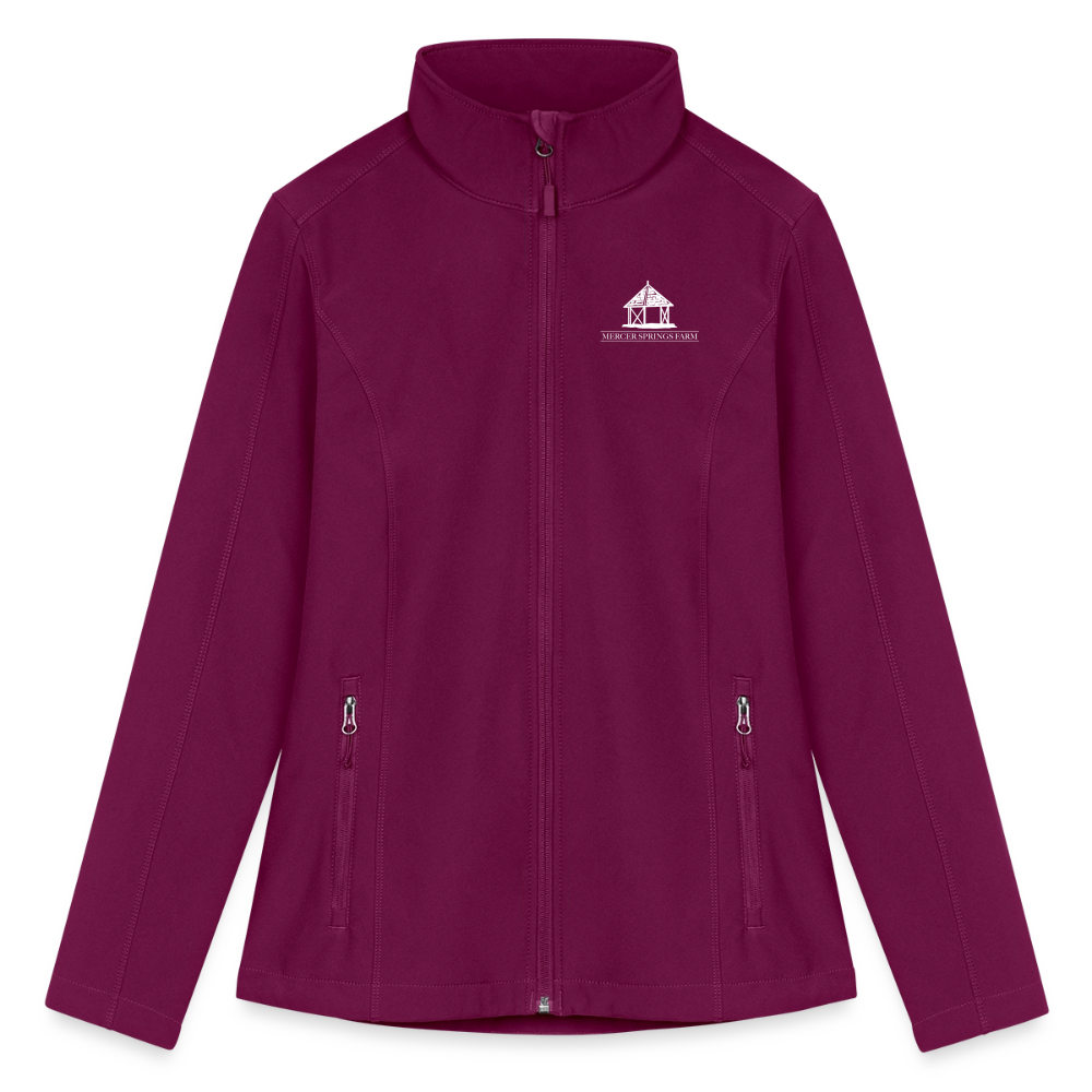 Women’s Soft Shell Jacket - raspberry
