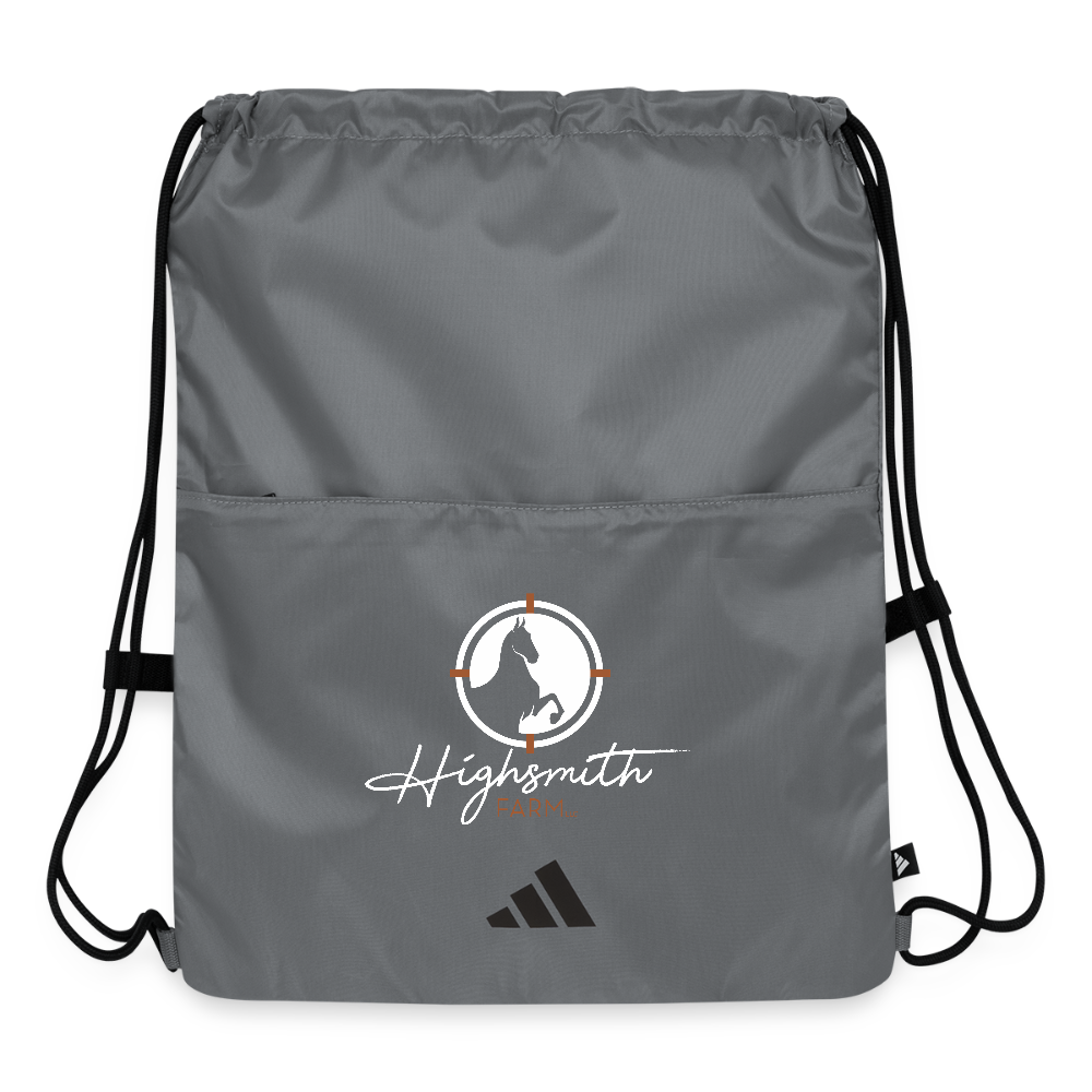 Adidas Drawstring Bag - slate