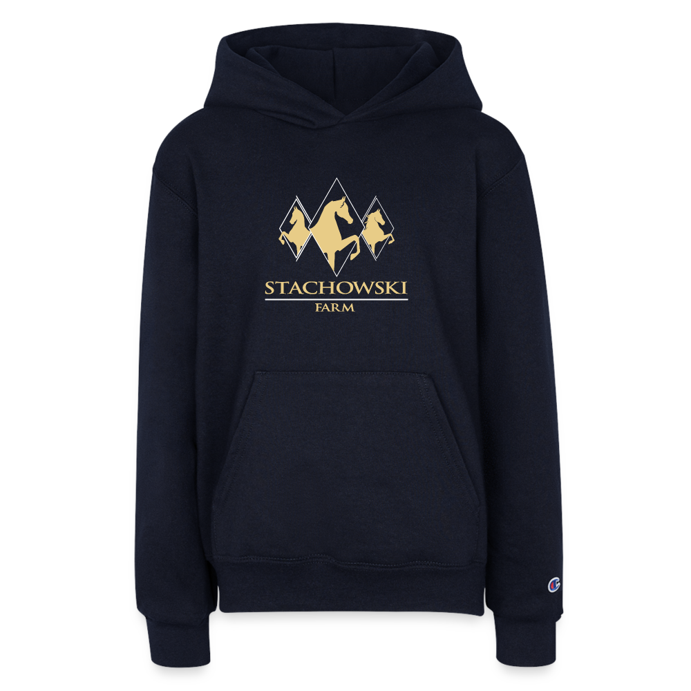 Champion Youth Hoodie - navy