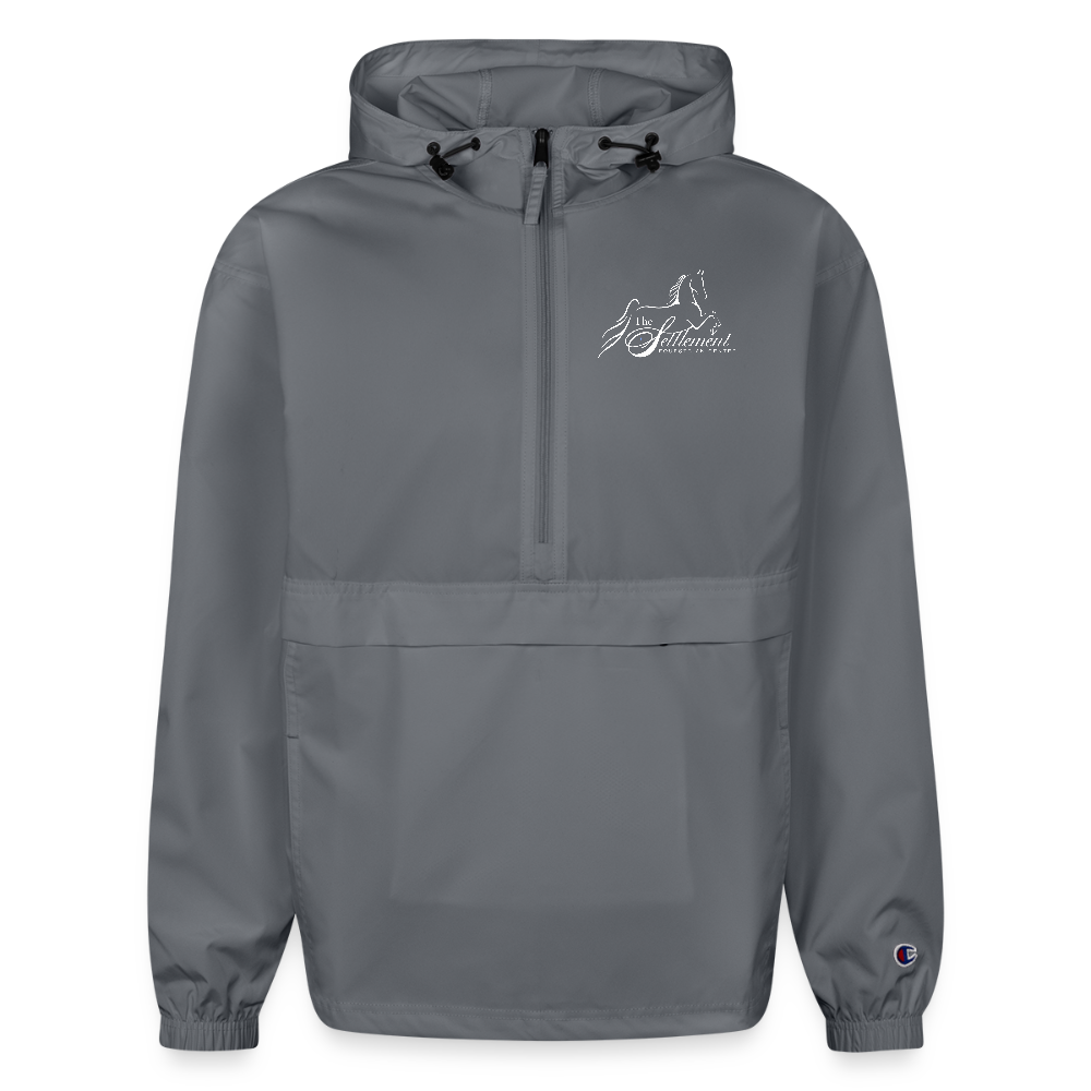 Champion Water-Resistant Packable Jacket - gray