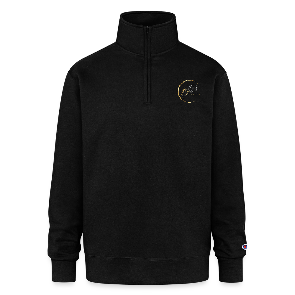 Champion Unisex Quarter Zip Sweatshirt - black
