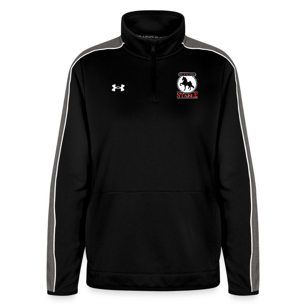 Under Armour Women's Command Quarter Zip 2.0 - black/white