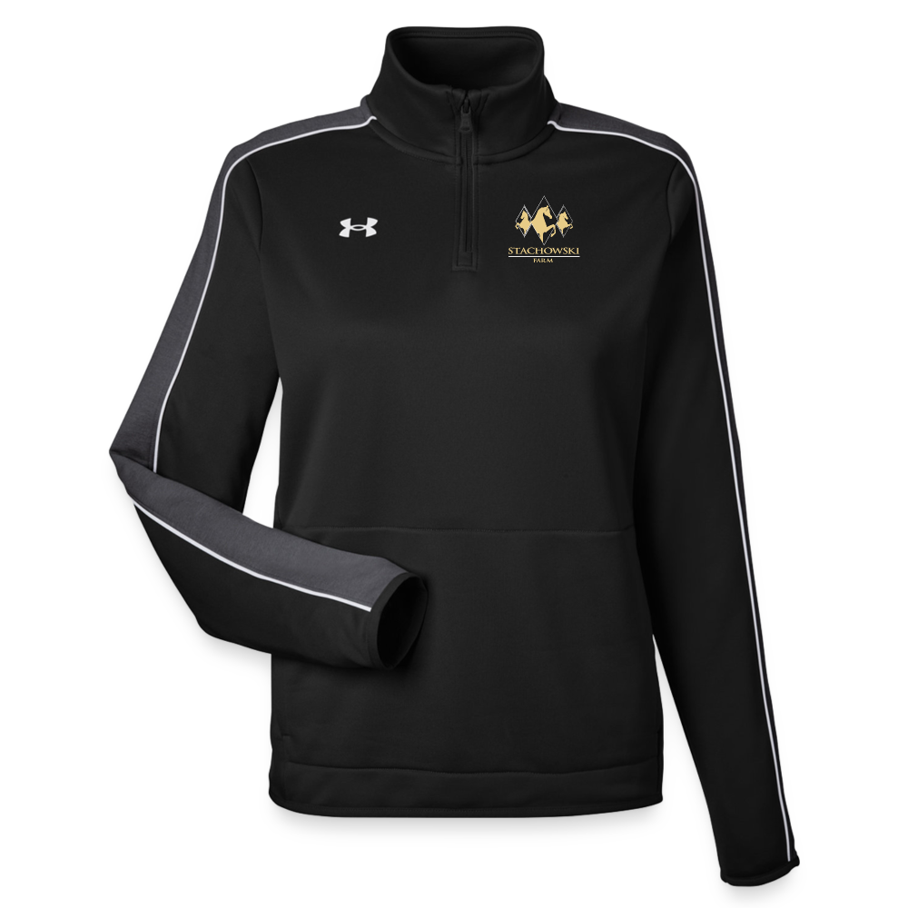 Under Armour Women's Command Quarter Zip 2.0 - black/white