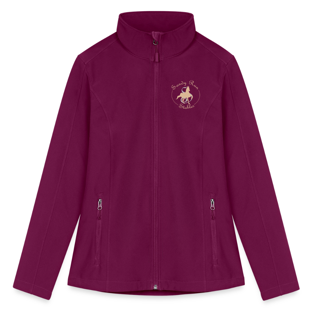 Women’s Soft Shell Jacket - raspberry
