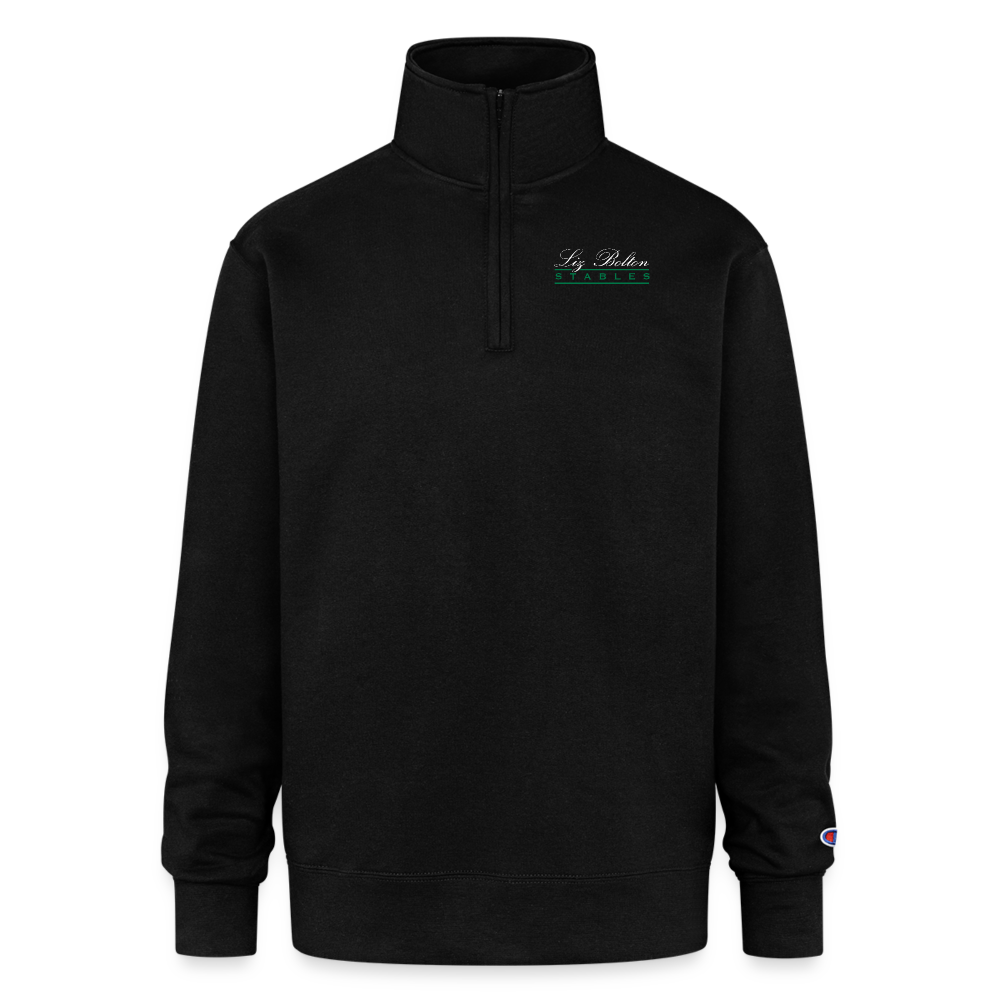 Champion Unisex Quarter Zip Sweatshirt - black