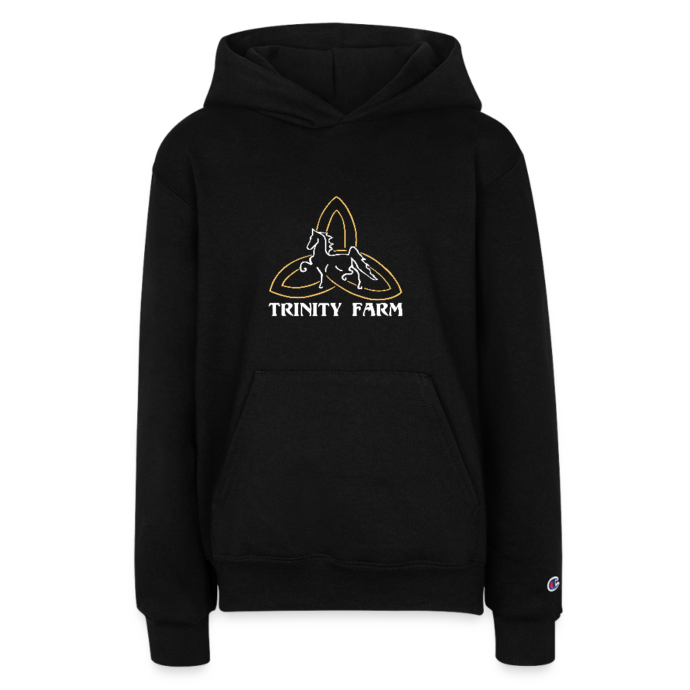 Champion Youth Hoodie - black