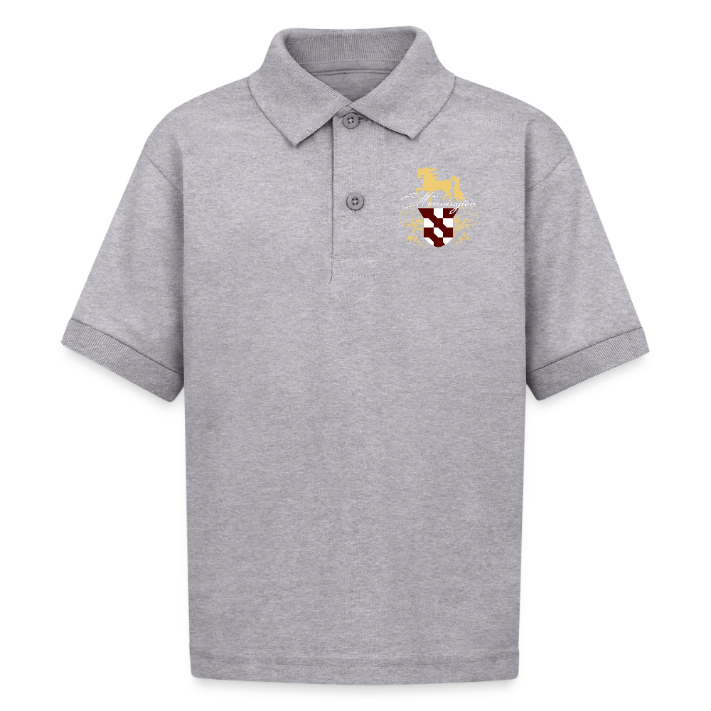 Kids Polo - heather gray