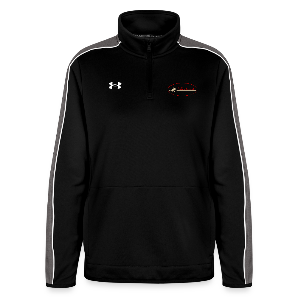 Under Armour Women's Command Quarter Zip 2.0 - black/white