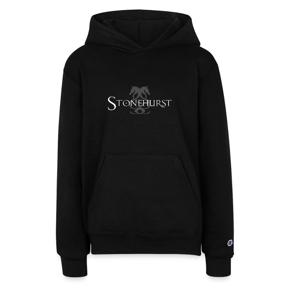 Champion Youth Hoodie - black