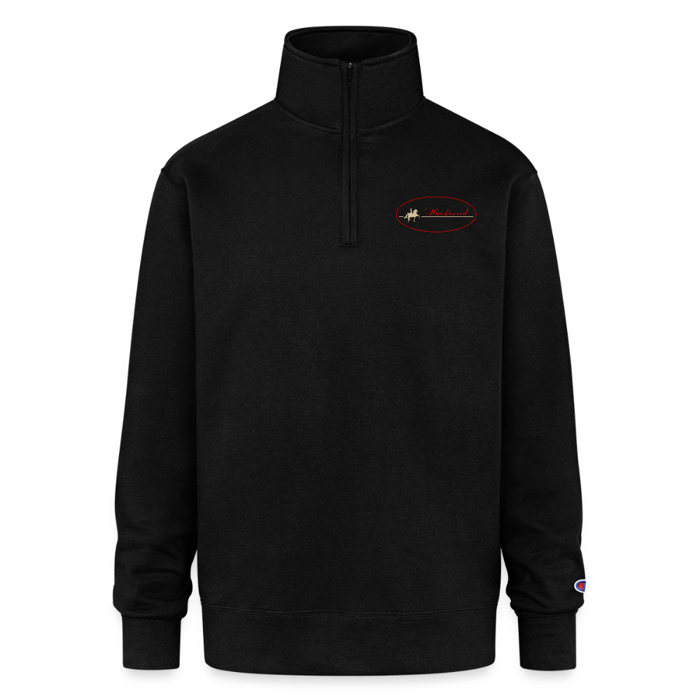 Champion Unisex Quarter Zip Sweatshirt - black