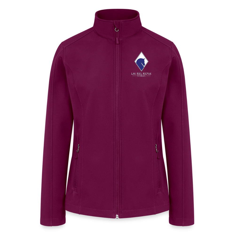 Women’s Soft Shell Jacket - raspberry
