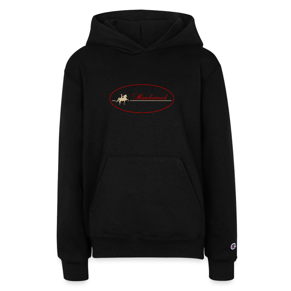 Champion Youth Hoodie - black