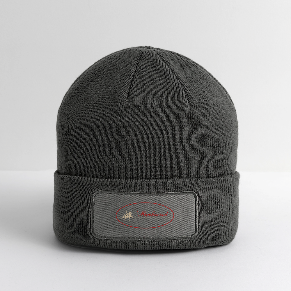 Logo Patch Beanie - charcoal grey