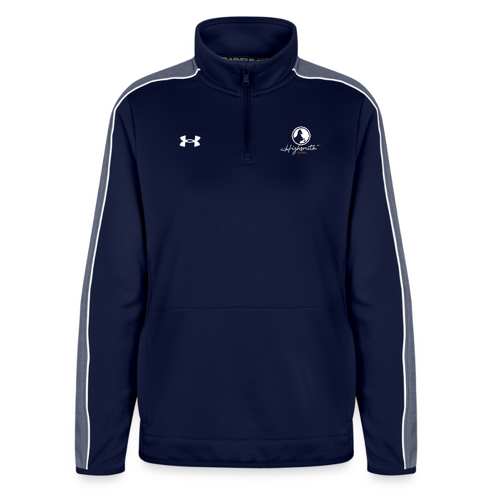 Under Armour Women's Command Quarter Zip 2.0 - navy/white